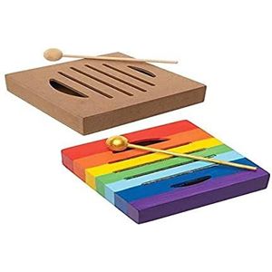 Baker Ross FE599 Houten piano handwerk - 3 stuks - maak je eigen muziekinstrumenten, houten speelgoed voor kinderen, schilder je eigen houten ambachtelijke voorwerpen