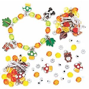 Armband Kits met Bedels voor Bosdieren (Pak van 3) Kerst Knutsel Activiteiten