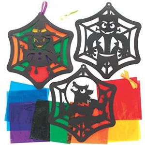 Halloween â€šGlas in Loodâ€˜ Decoratiesets  (Pak van 6) Halloween Knutselen