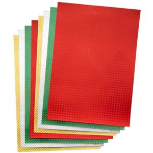 Holografisch kerstkaartpakket (Pak van 20) Kerst Ambachtelijke Benodigdheden