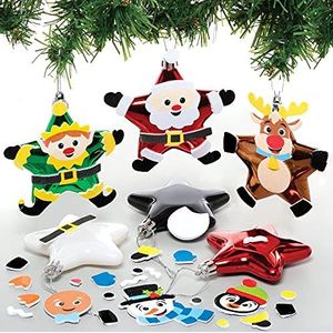 Kerst Ster ballen (Pak van 6) Kerst Knutsel Activiteiten