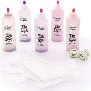 Baker Ross Rood, Roze en Paars Batik Set - 12 pakjes, batik knutselen voor kinderen, creatieve activiteiten voor kinderen (FC310)