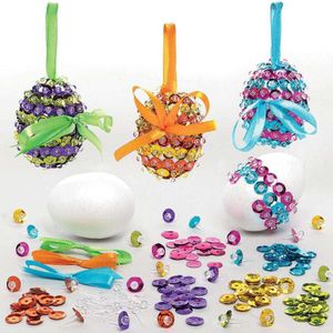 Baker Ross - Decoratiesets voor Paaseieren - Verpakking van 3 Stuks - Paaseieren voor Kinderen