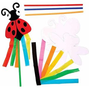 Baker Ross FC711 Wandelkits met insecten - Set van 8, Knutselpakketten voor kinderen, Feestartikelen voor kinderen, Knutselen voor jongens