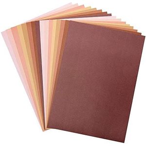 Baker Ross FX273 Huidskleuren A4 Kaart Pakket - 56 vellen, Kinderhandwerk, Kunst en Knutselen voor kinderen, Schoolbenodigdheden