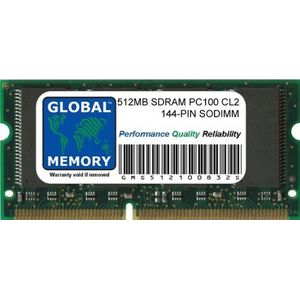 512MB PC100 100MHz 144-PIN SDRAM SODIMM GEHEUGEN RAM VOOR CLAMSHELL/SNOW IBOOK G3 & POWERBOOK G3/G4