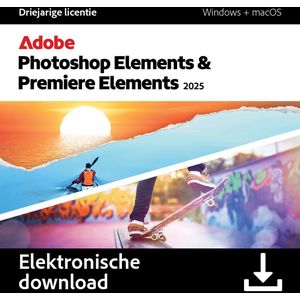 Adobe - Photoshop & Premiere Elements 2025 - Meertalig - Windows - Mac - Download