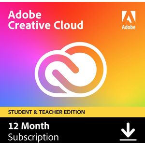 Adobe Creative Cloud - Student & Docent Versie - 100GB - Download