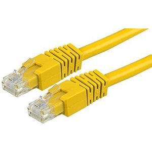 Pro Signal PS11306 RJ45 Mannelijk naar Mannelijk Cat6 UTP Ethernet Patch Lead, 0.2m, Geel