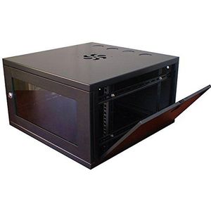 PULSE WRC450-6U 6U 19"" stalen kast voor wandmontage, zwart