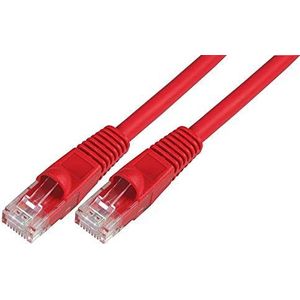 Snagless Cat6 UTP LSOH Ethernet patch Lead, Rood 2m