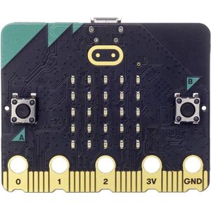 BBC - Micro:Bit V2.2 - Programmeerbare Computer - Zwart - USB Aansluiting