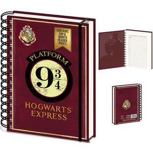 Harry Potter A4 Wiro Notebook (Platform 9 3/4 Design) - Officiële Merchandise