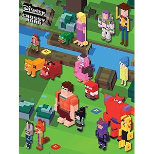 Crossy Road ""Game World"", 60 x 80 cm, canvasdruk