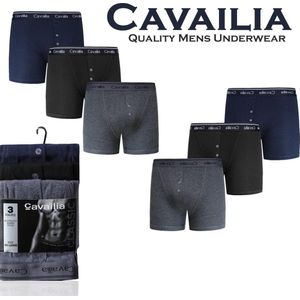Cavailia boxershorten XL 2x3-pack| Cavailia Elastische Ondergoed Boxers Trunks Shorts