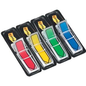 Post-it 26445 Miniset 96 zijmarkeringen, knipperlichten, 96 stuks, rood/geel/groen/blauw