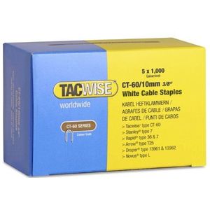 TACWISE 1094 nietjes voor afwerkingskabel CT-60/10 mm, wit