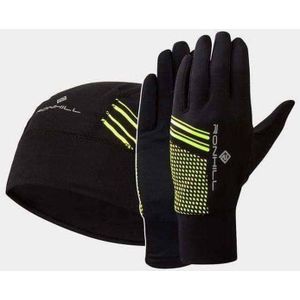 Ronhill | Beanie and Glove Set Black | M/L