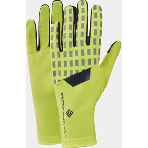 Ronhill | Afterhours Glove Reflection | Hardloophandschoenen - Yellow - S