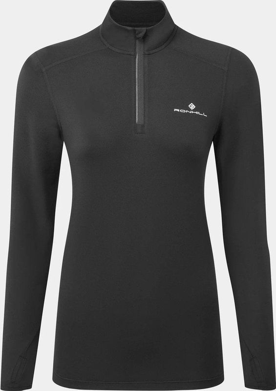 Ronhill - Core Thermal - T-shirt - Lange Mouw - Halve Rits