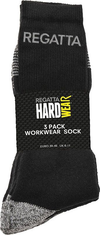 Werksokken - 3 Paar - Gevoerd - Katoen - Duurzaam Ontwerp