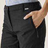Regatta - Geo Softshell Trousers II - Korte Broek - Zwart - Waterafstotend - Winddicht