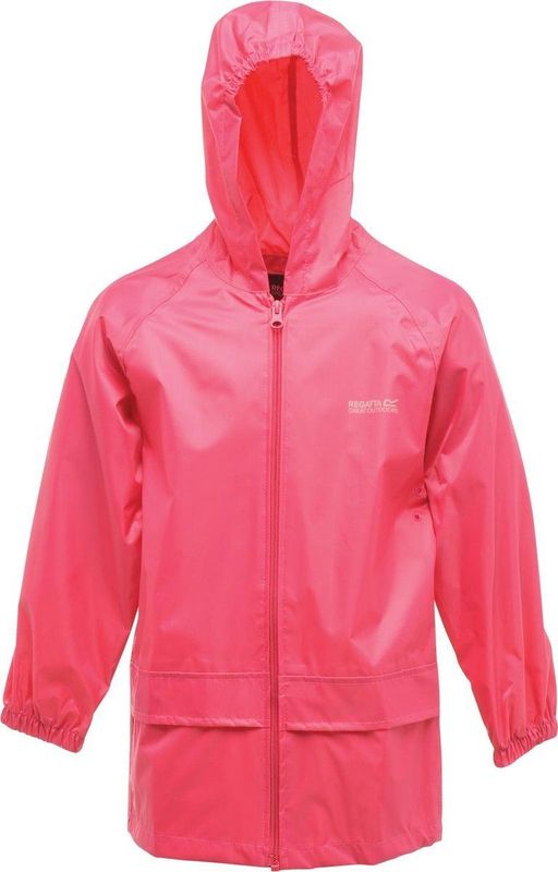 Regatta - Kids Stormbreak Jacket - Regenjas - Roze - Waterdicht
