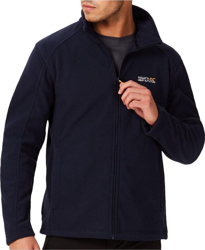 Regatta - Hedman II Fleece - Vest - Blauw - Zwaar Symmetry-Fleece Polyester