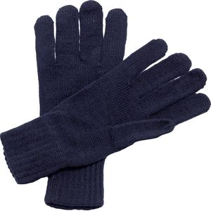 Regatta gebreide heren handschoenen, Navy Blauw