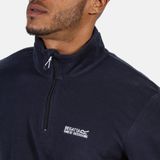 Regatta - Thompson Fleece - Trui - Blauw - Polyester - Halve Ritssluiting