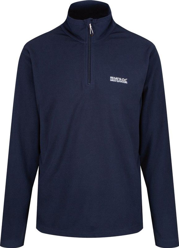 Regatta - Thompson Fleece - Trui - Blauw - Polyester - Halve Ritssluiting