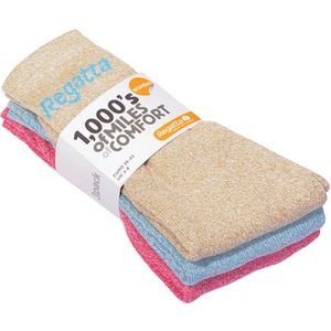 Regatta Great Outdoors damessokken, gemêleerd, verpakking van 3