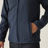 Regenjas - Navy - 96% Polyester - 4% Elastaan - Regular Fit
