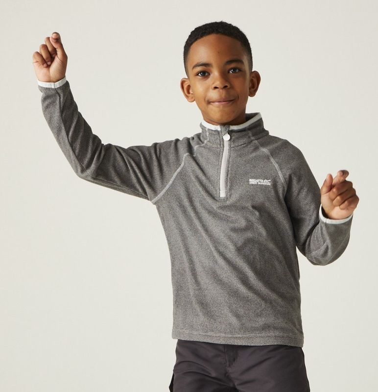 De Loco sportieve fleece van Regatta - kinderen - grijs