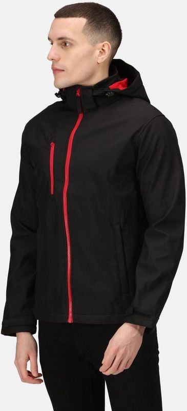 Venturer - Herenjas - Zwart - Softshell XPT - Waterafstotend