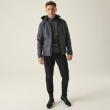 Regatta - Venturer 3-Layer Printable Hooded Softshell Jacket - Seal Grey/Black