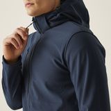 Regatta - Venturer - Softshell Jas - Zwart - Waterafstotend, Ademend, Winddicht
