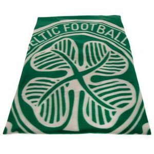 Celtic FC Crest Fleece Blanket (Green)