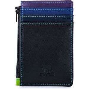 Mywalit Credit Card Holder Coin Purse Pasjeshouder Black Pace -N - Meerkleurig