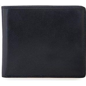 mywalit RFID Large Men's Wallet with Britelit, reisaccessoire-portemonnee, uniseks, volwassenen, zwart-blauw, eenheidsmaat, Zwart-Blauw, Eén maat