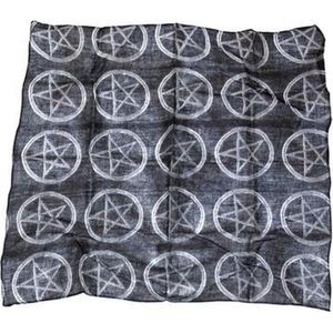 Zac's Alter Ego Bandana Pentagram  Zwart