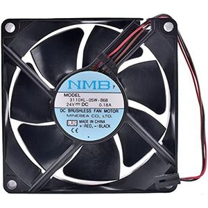 3110KL-05W-B68 8cm fan 8025 24V 0.18A mute inverter industrial computer cooling fan