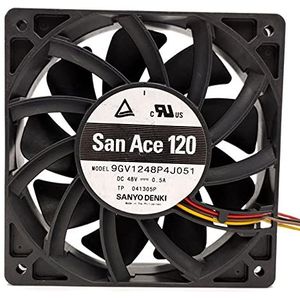 9GV1248P4J051 for Sanyo 12CM 120 * 25MM 48V 0.5A 4-wire PWM cooling fan