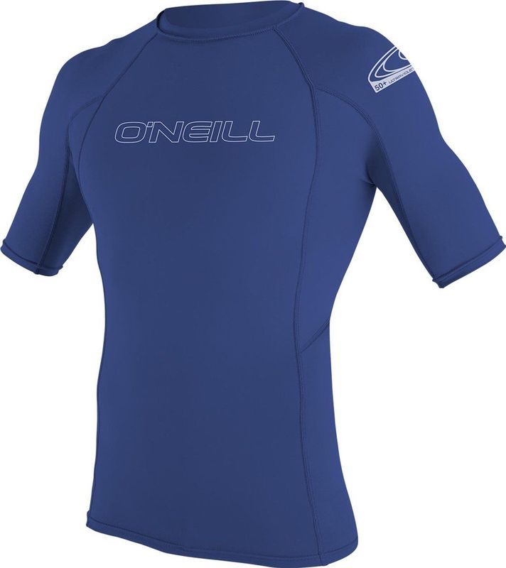 O'Neill - Basic Skins Crew - Rash Guard - Korte Mouw - 50+ UV-bescherming