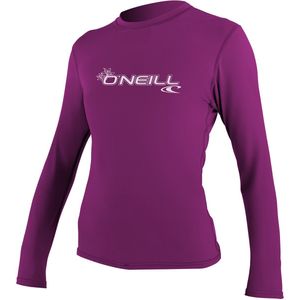 O'Neill - Basic Skins UV-shirt - Roze - Katoen/Elastaan - Slim Fit