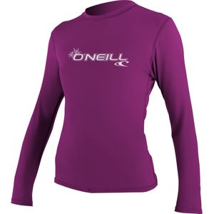 O'Neill - Basic Skins UV-shirt - Roze - Katoen/Elastaan - Slim Fit