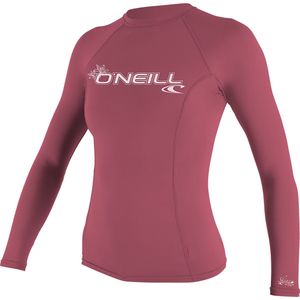 O'Neill - Basic Skins Crew - Rashguard - Lange Mouwen - 50+ UV-bescherming