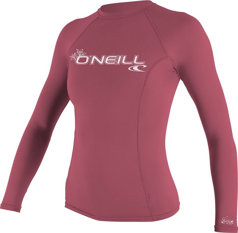 O'Neill - Basic Skins Crew - Rashguard - Lange Mouwen - 50+ UV-bescherming