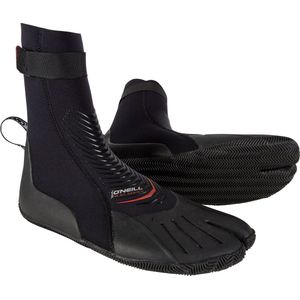 2025 O'neill Heat 3mm Split Toe Neoprene Boots - Black