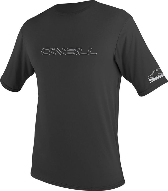 O'neill - Basic Skins Rash Tee - Korte Mouw - Zwart - Polyester/Spandex